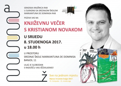 KNJIŽEVNA VEČER S KRISTIANOM NOVAKOM